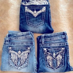 Miss Me jeans, size 25.